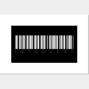 Barcode introvert Posters and Art